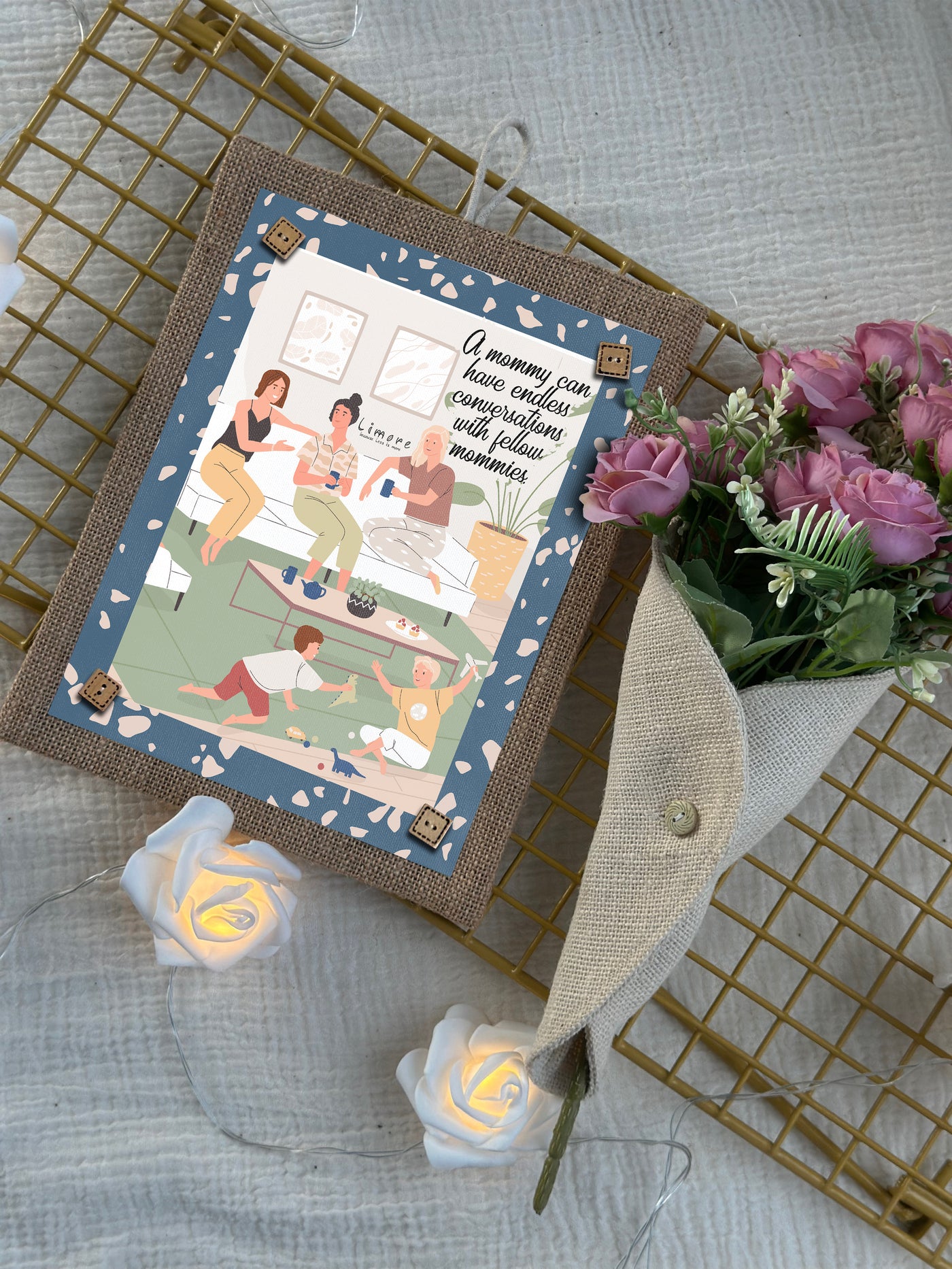 Mom Tribe Boho Wall Art