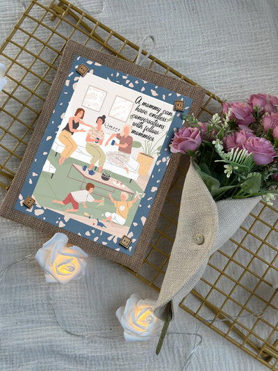 Mom Tribe Boho Wall Art
