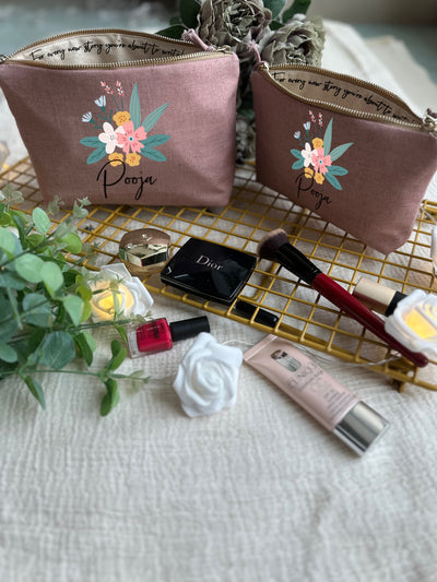 Bloom & Whisper Cosmetic Pouch