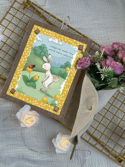 The Bunny & the Ladybird Wall Art