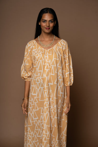 Ease and Breeze Long Maxi Dress in the Struggle and Joy Pattern