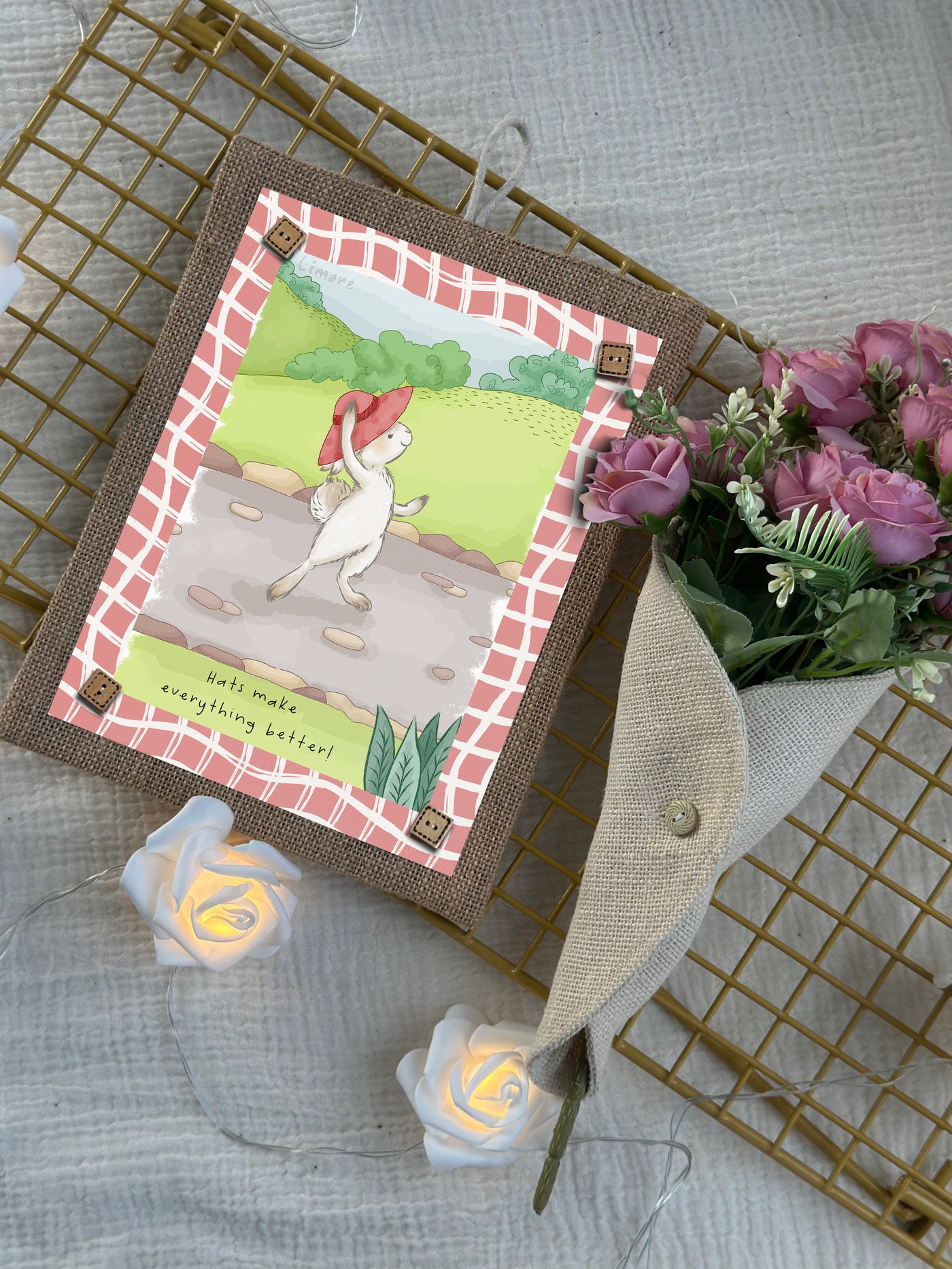 Bunny in Style Wall Art