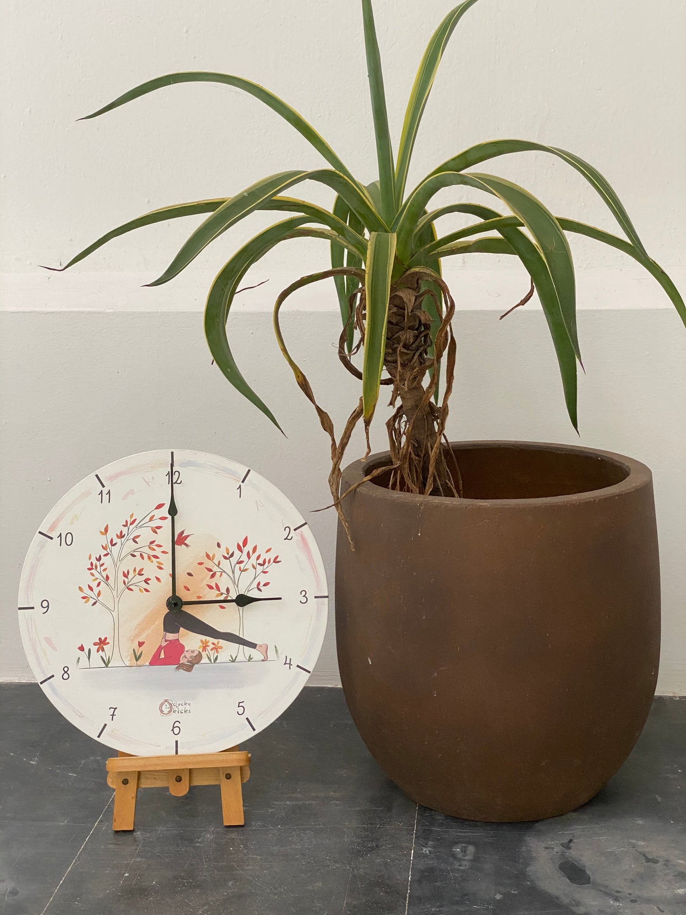 Asana Time Clock: Yoga Clock Series