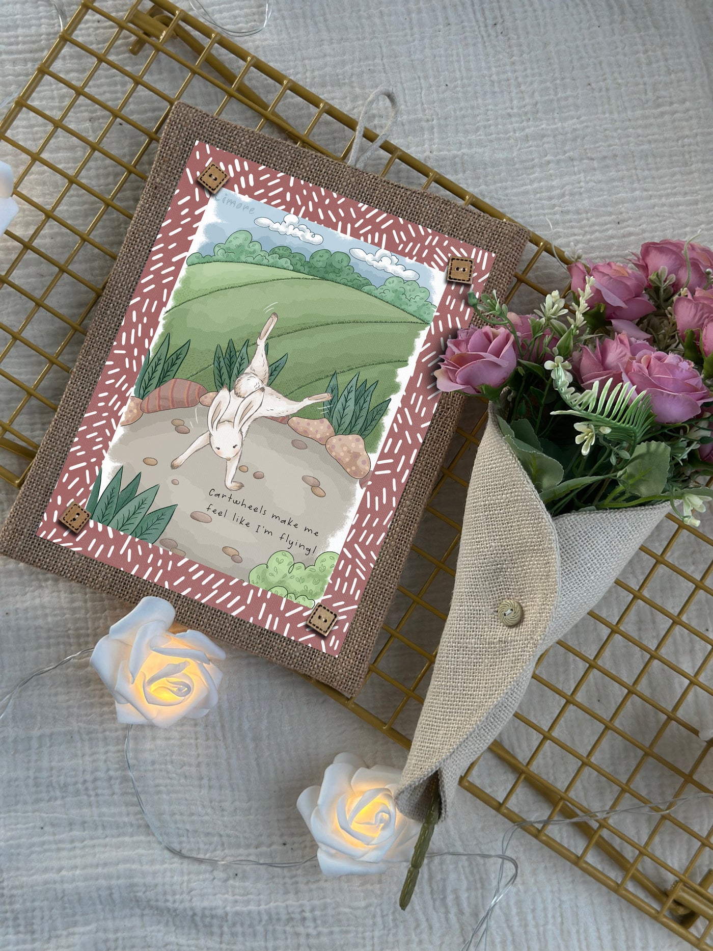 Cartwheel Joy Wall Art