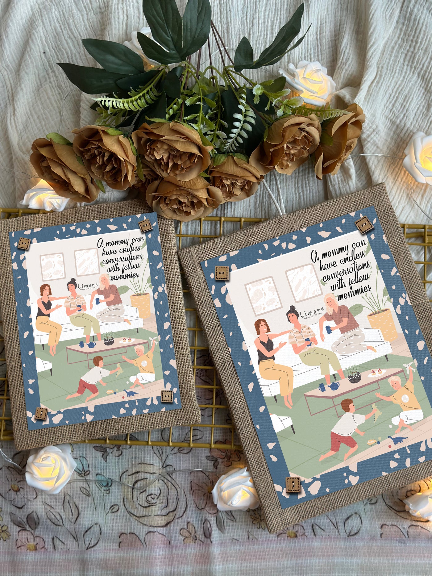 Mom Tribe Boho Wall Art