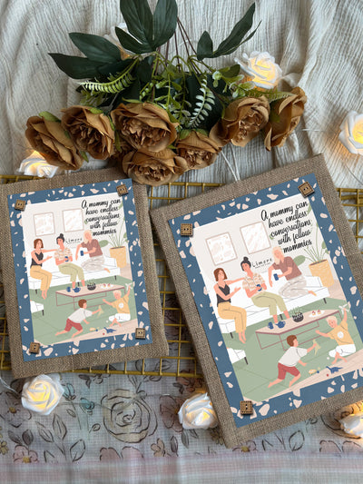 Mom Tribe Boho Wall Art