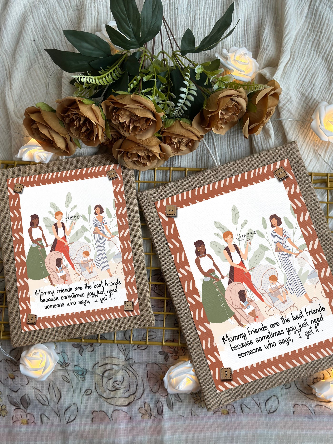 Mom Circle Boho Wall Art