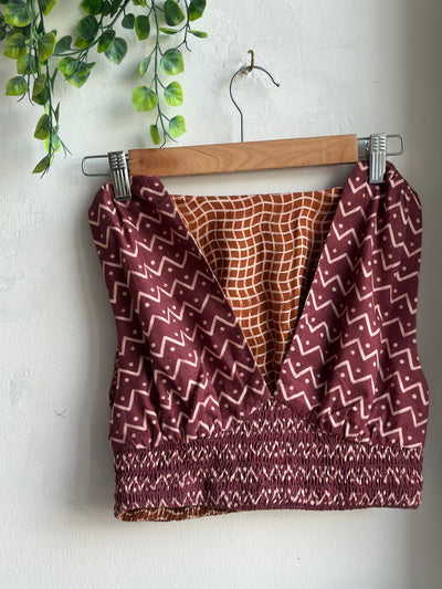Marsala Reversible Plunge Panache Bralette