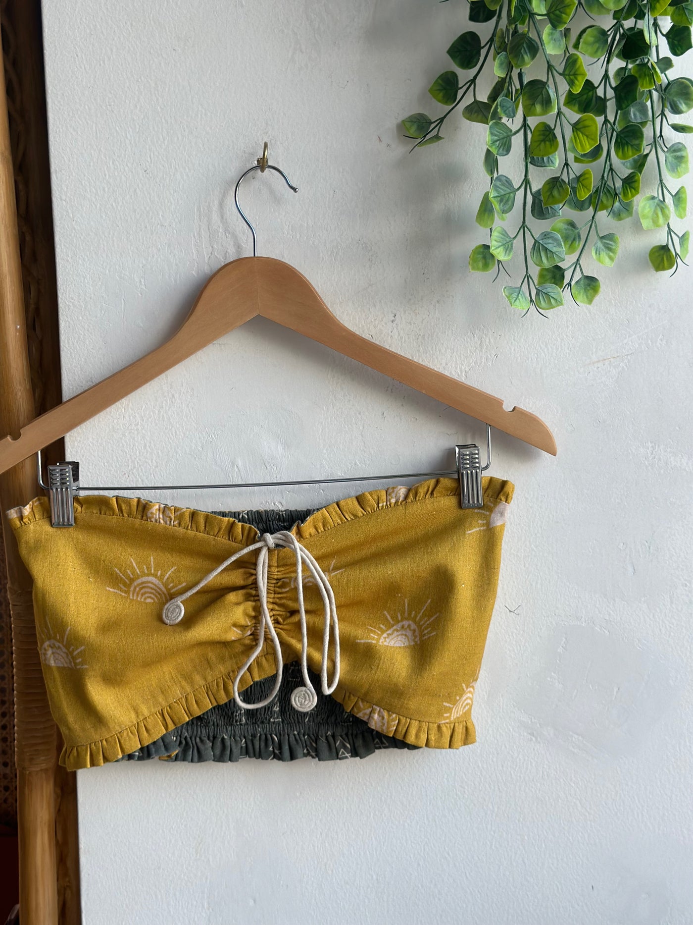 Yellow Reversible Butterfly Kiss Bralette