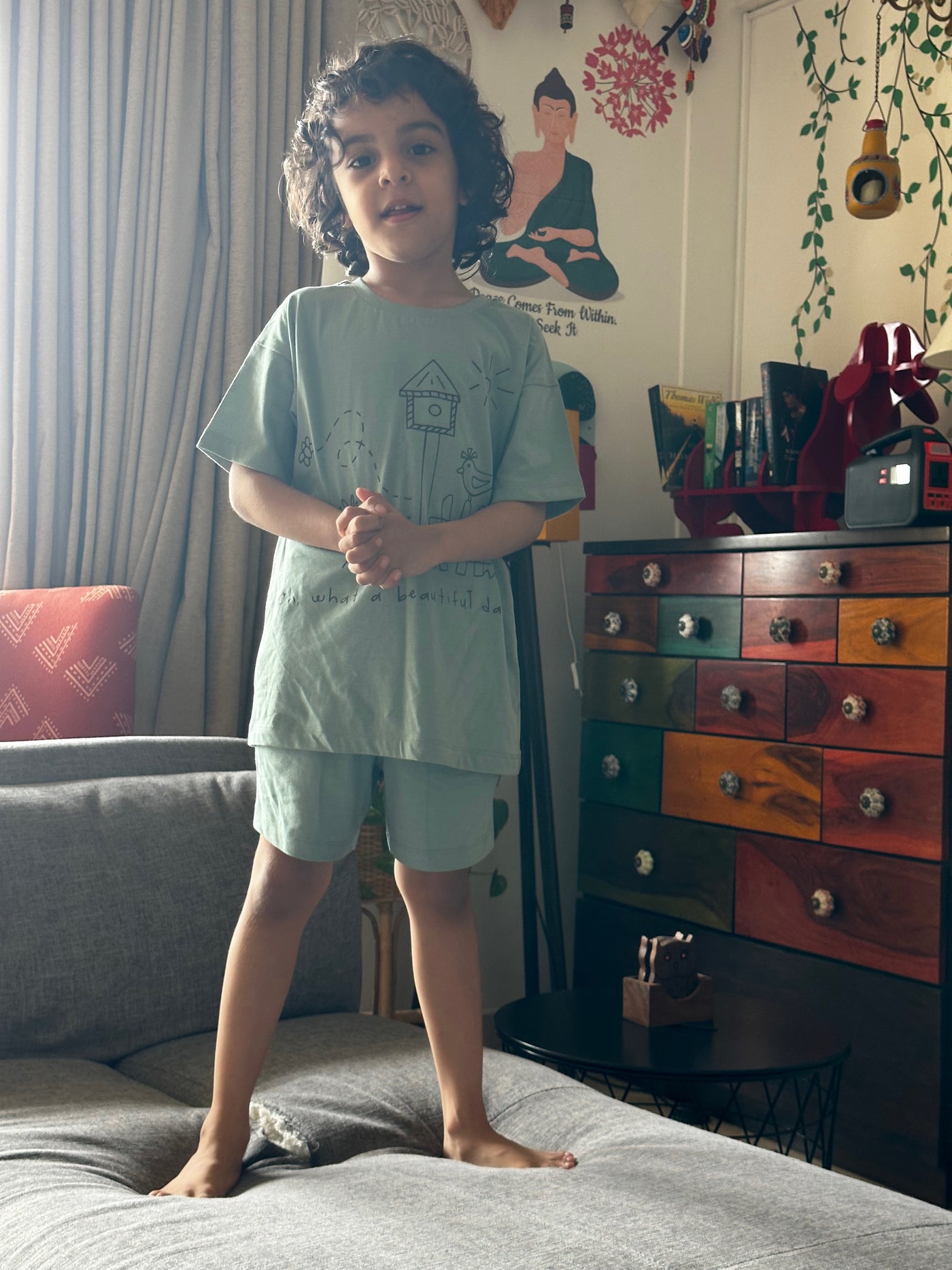 A Day in the Sun Sea Green Co-Ord Set