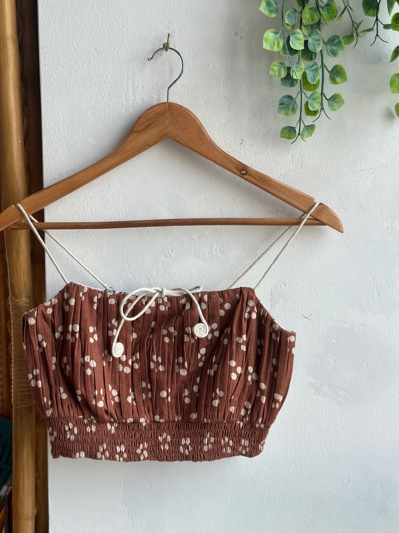 Brown Reversible Stringed Beauty Bralette