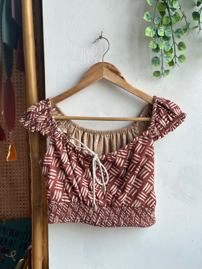 Rust Reversible String and Flutter Bralette