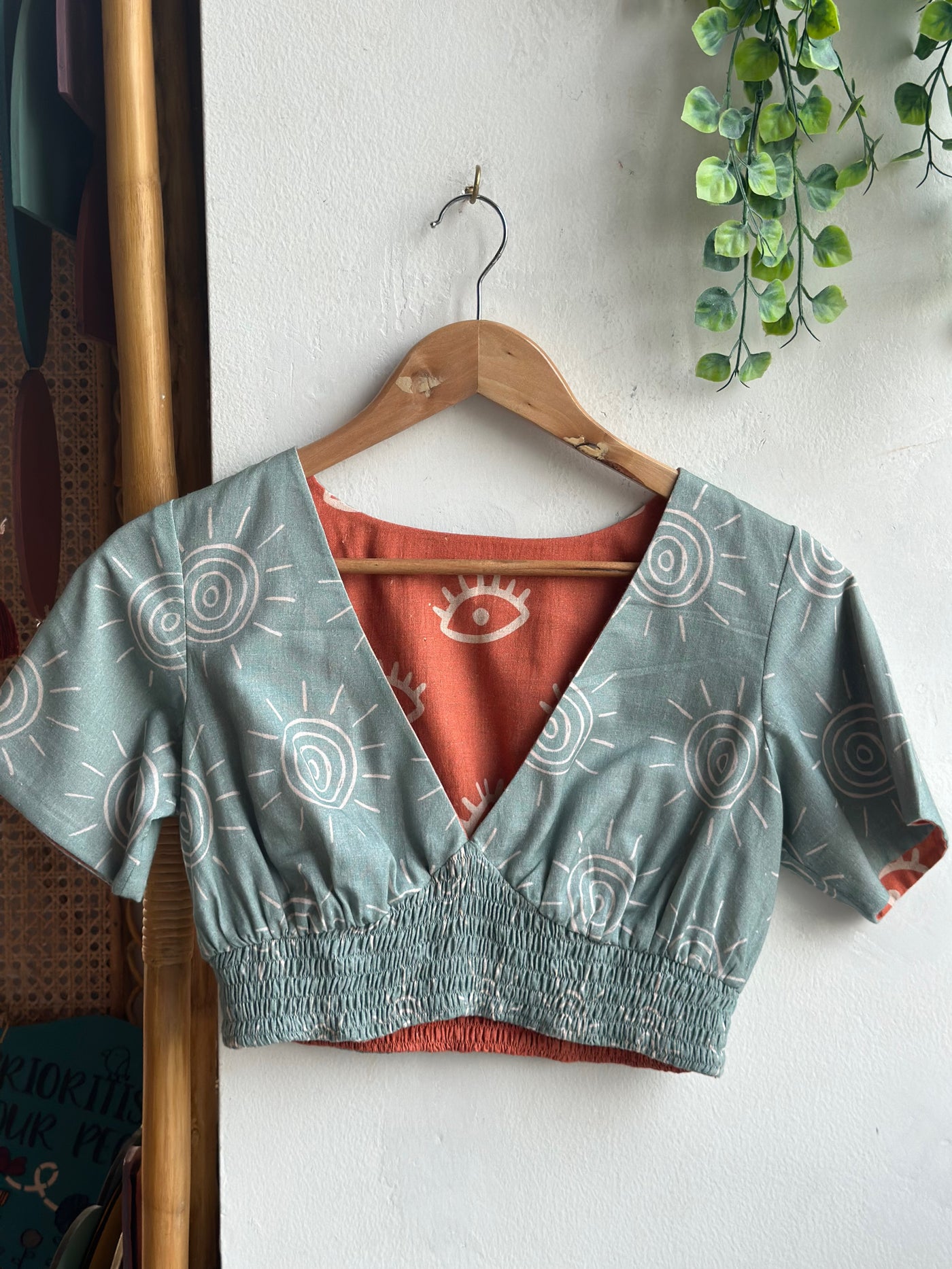 Sage Reversible Vivid V Bralette