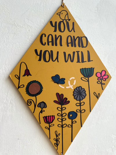 You can and You will - Enchanted Diamond Wall Art