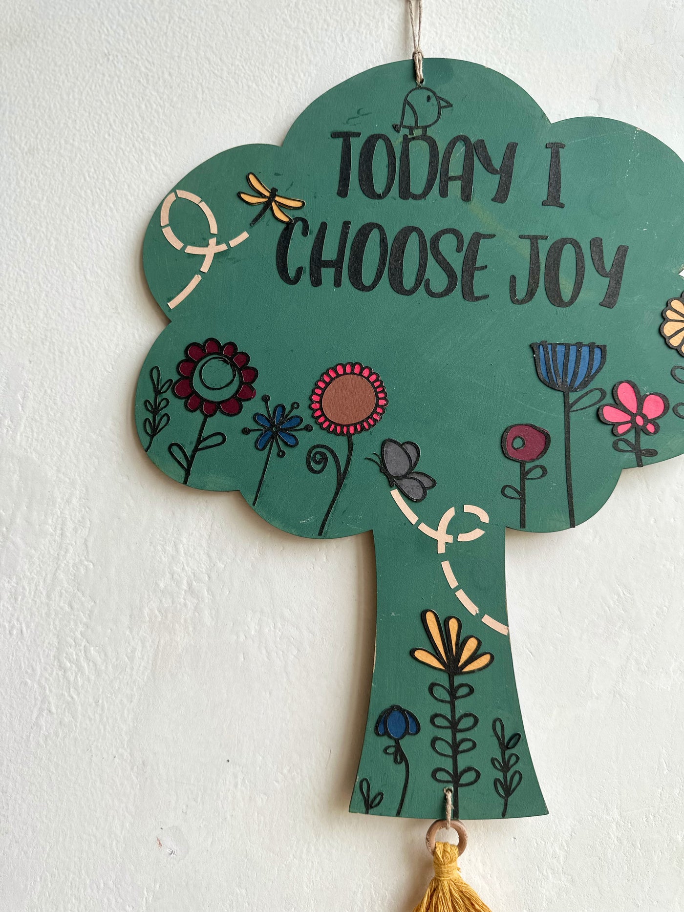 Today I choose Joy - Enchanted Tree Wall Art