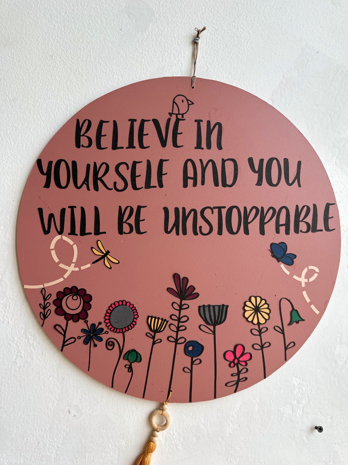 Believe in yourself - Enchanted Circle Wall Art