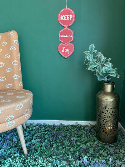 Keep Chasing Joy Minimalist Wall Art
