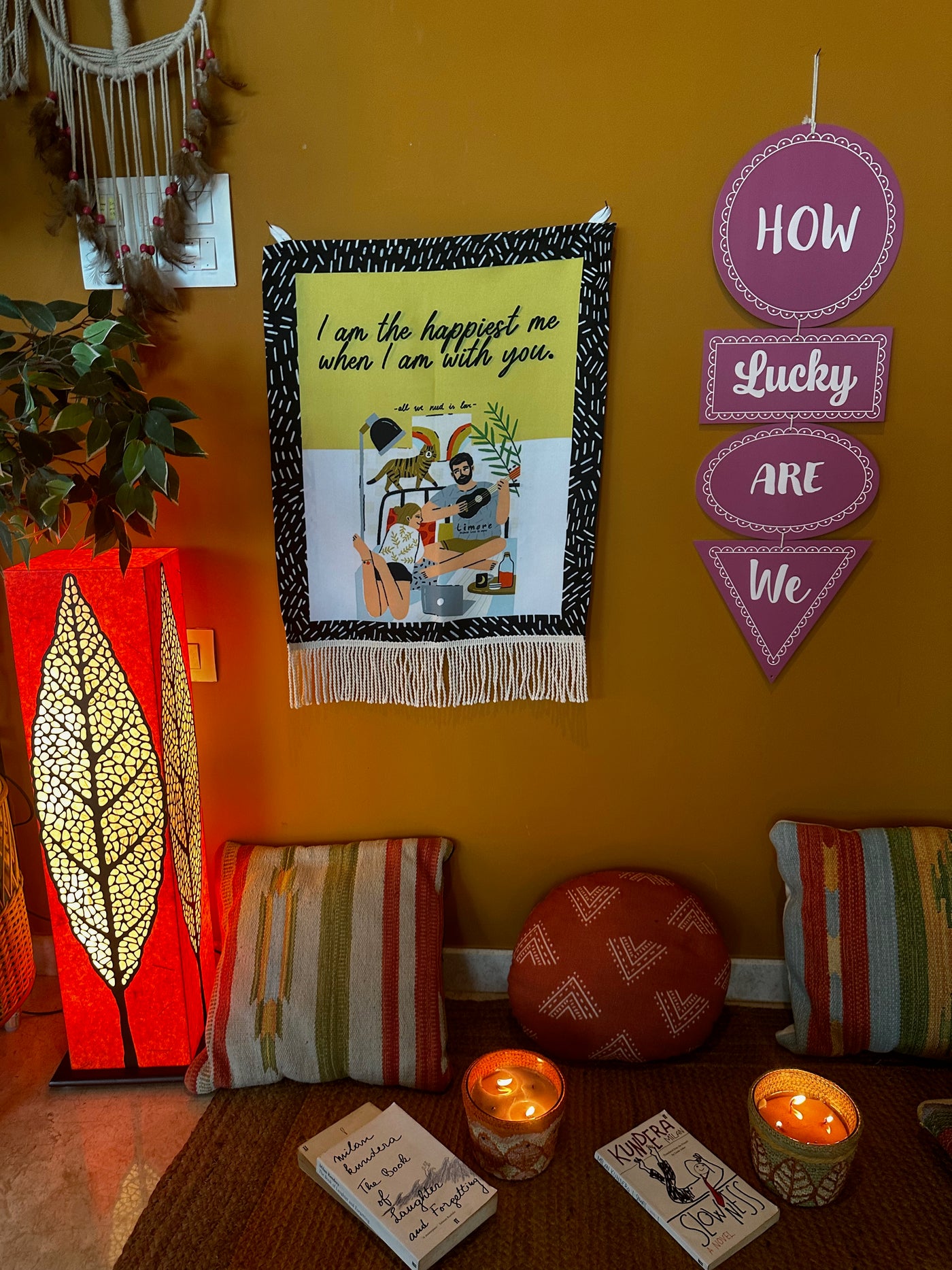 How Lucky Are We Minimalist Wall Art