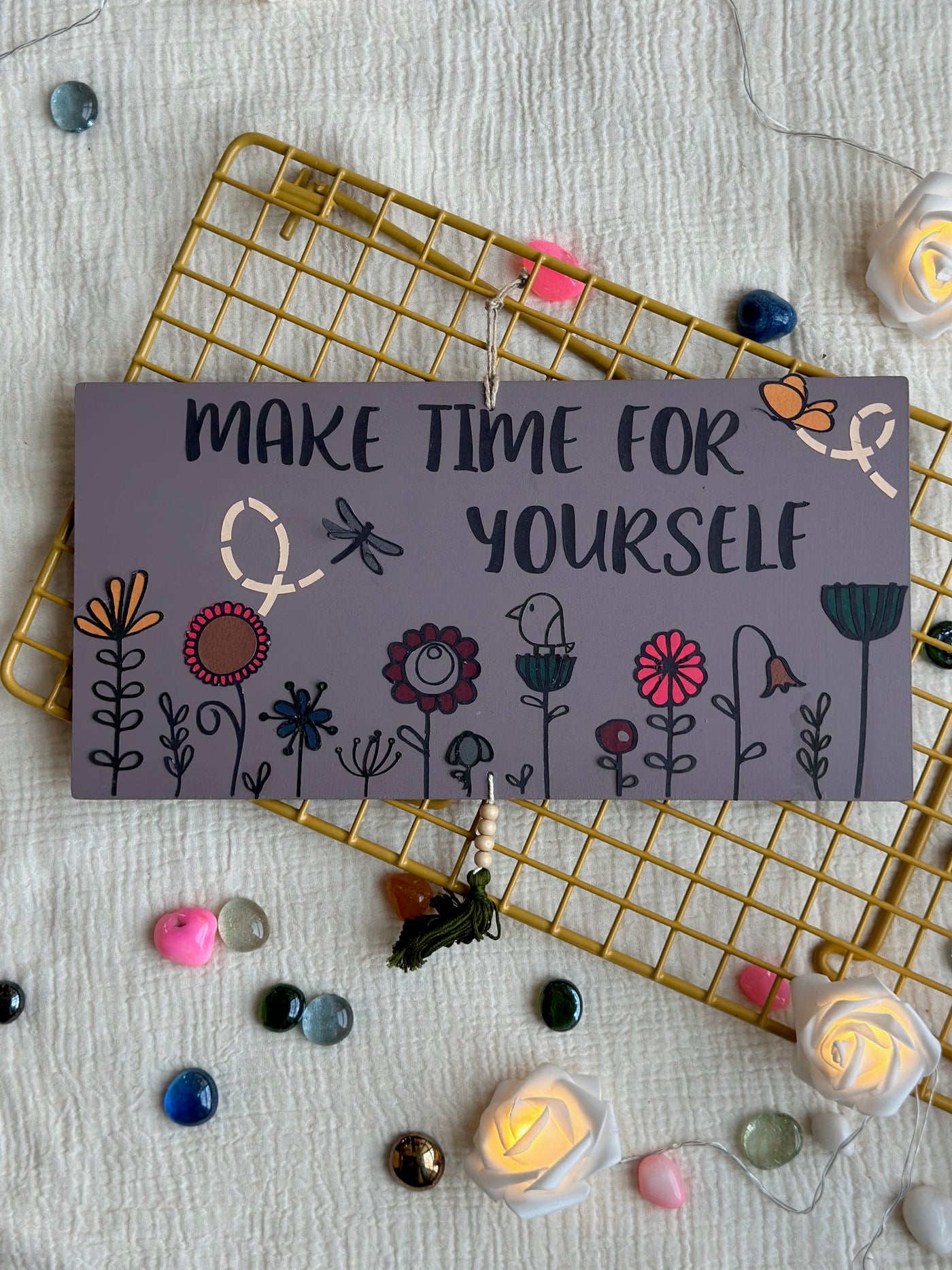 Make time for yourself - Enchanted Rectangle Wall Art