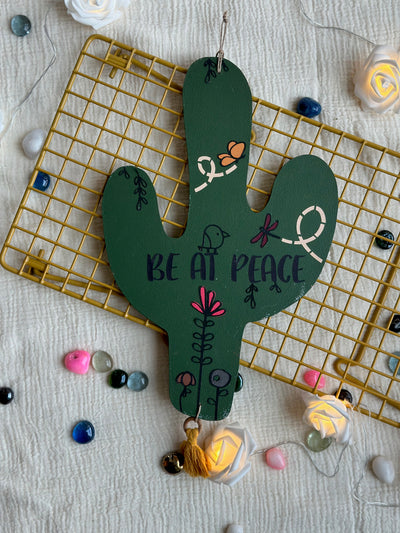 Be at Peace - Enchanted Cactus Wall Art