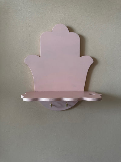 Blush High Five Wall Shelf