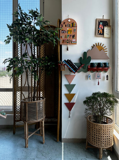 Sunlit Cactus Wall Shelf