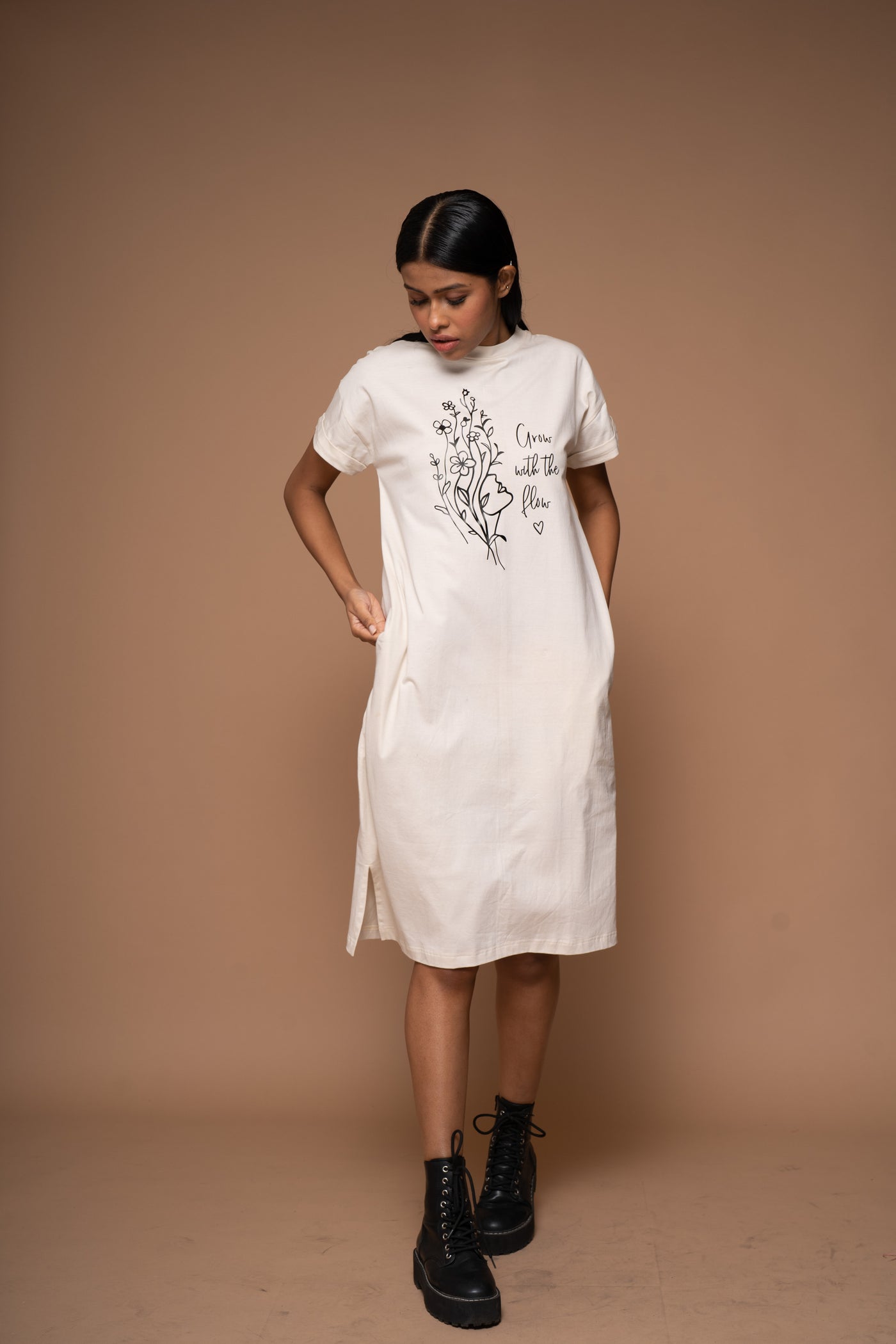 Grow with the flow - Tshirt Dress