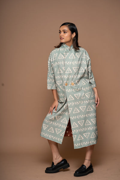 Whispered Hearts Reversible Long Trench Coat