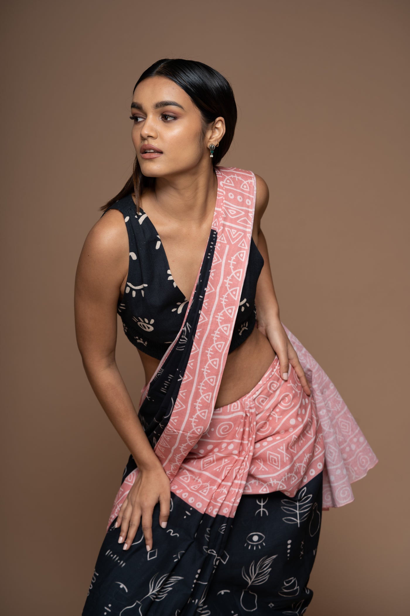 Boho Blossom Cotton Sari