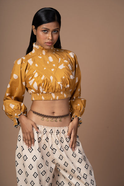 Mustard Reversible Victorian Whisper Bralette