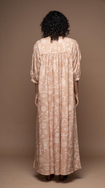 Gypsy Soul Long Maxi Dress in 'In Our Cave'