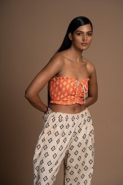 Fiery Orange Reversible Butterfly Kiss Bralette