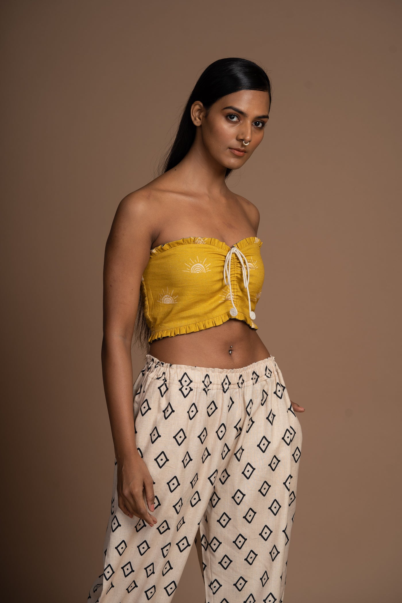 Yellow Reversible Butterfly Kiss Bralette