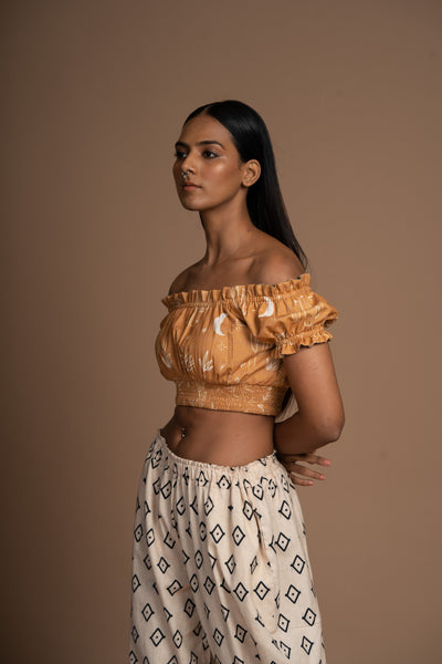 Mustard Reversible Sassy Drape Bralette