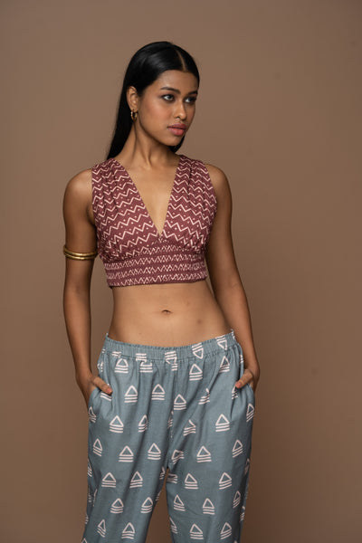 Marsala Reversible Plunge Panache Bralette