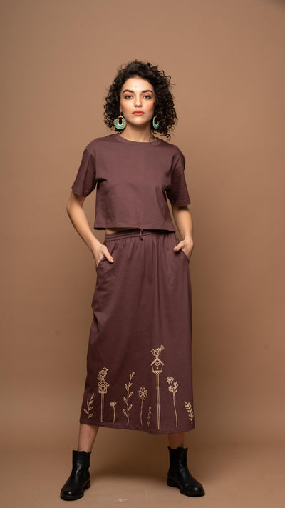 Earth Song - Muted Plum Co-ord