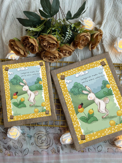 The Bunny & the Ladybird Wall Art
