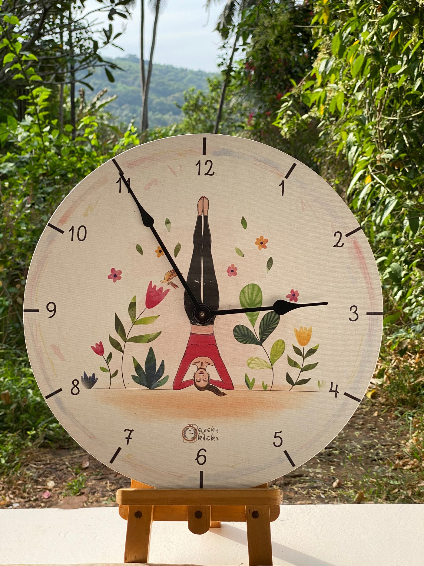 Zen Moments Clock: Yoga Clock Series