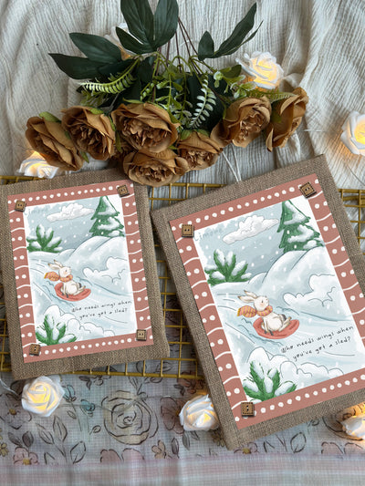 Sled & Soar Wall Art
