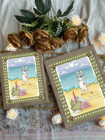 Bunny’s Fun in the Sun Wall Art