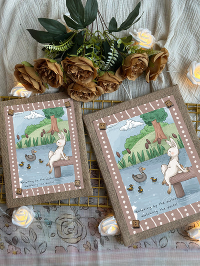 Bunny by the Pond Wall Art