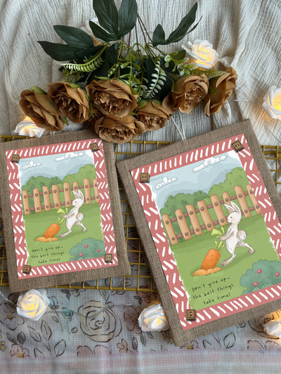Bunny’s Determined Day Wall Art