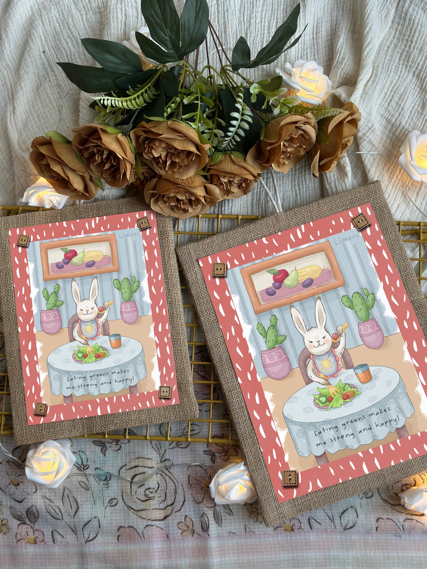 Bunny’s Mealtime Magic Wall Art