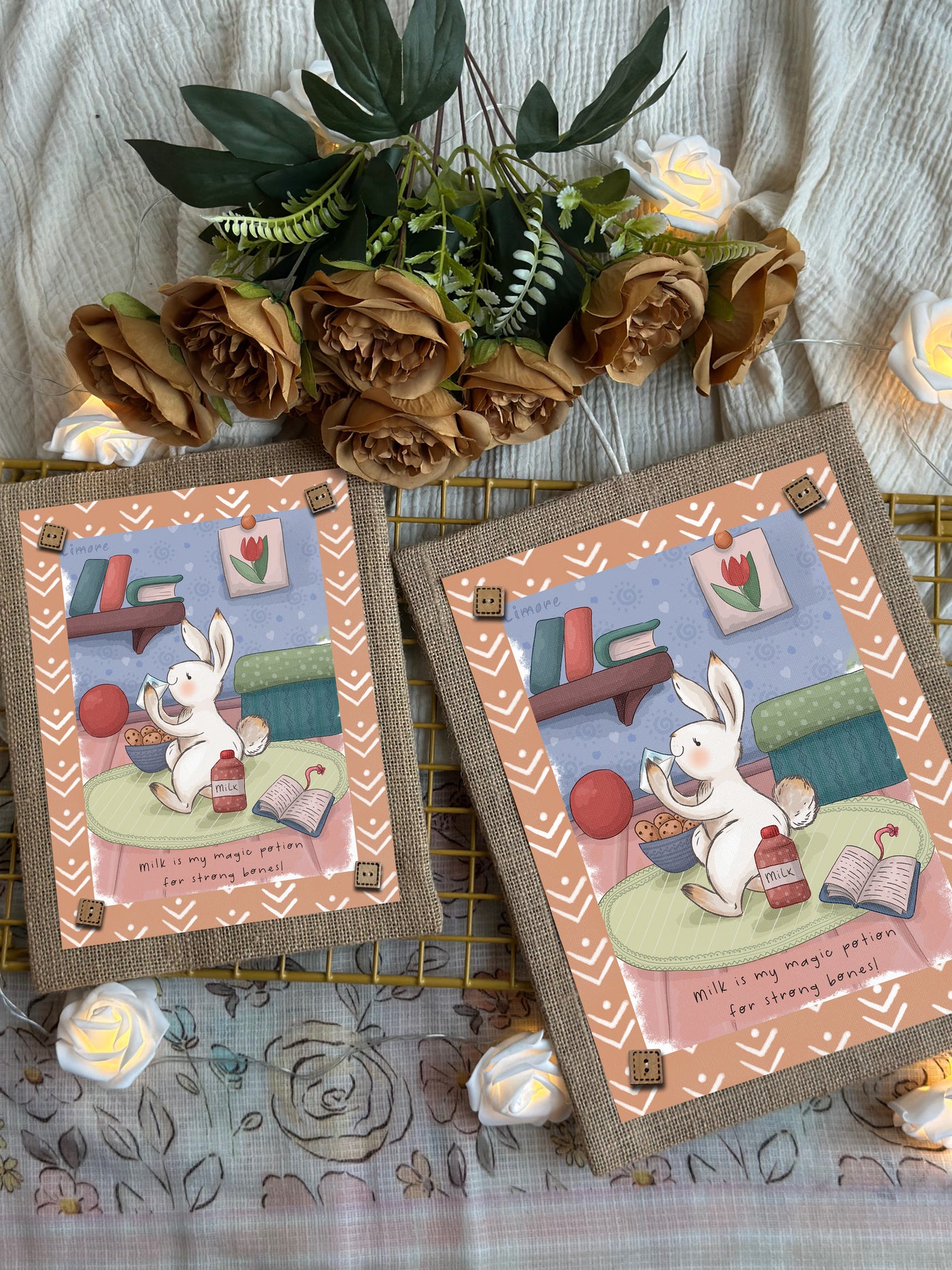 Bunny’s Magic Milk Wall Art