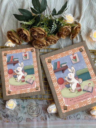 Bunny’s Magic Milk Wall Art