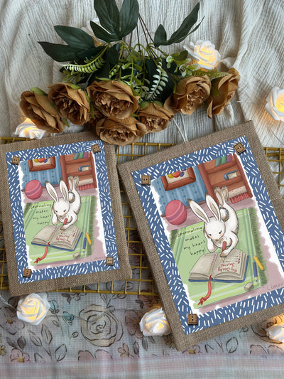 Bunny’s Joyful Journals Wall Art
