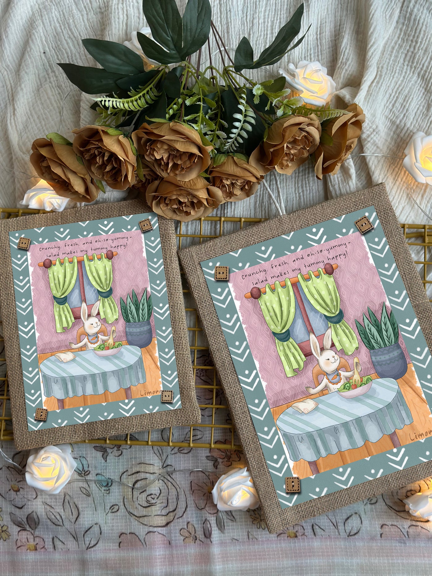 Bunny’s Veggie Joy Wall Art