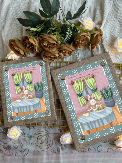 Bunny’s Veggie Joy Wall Art