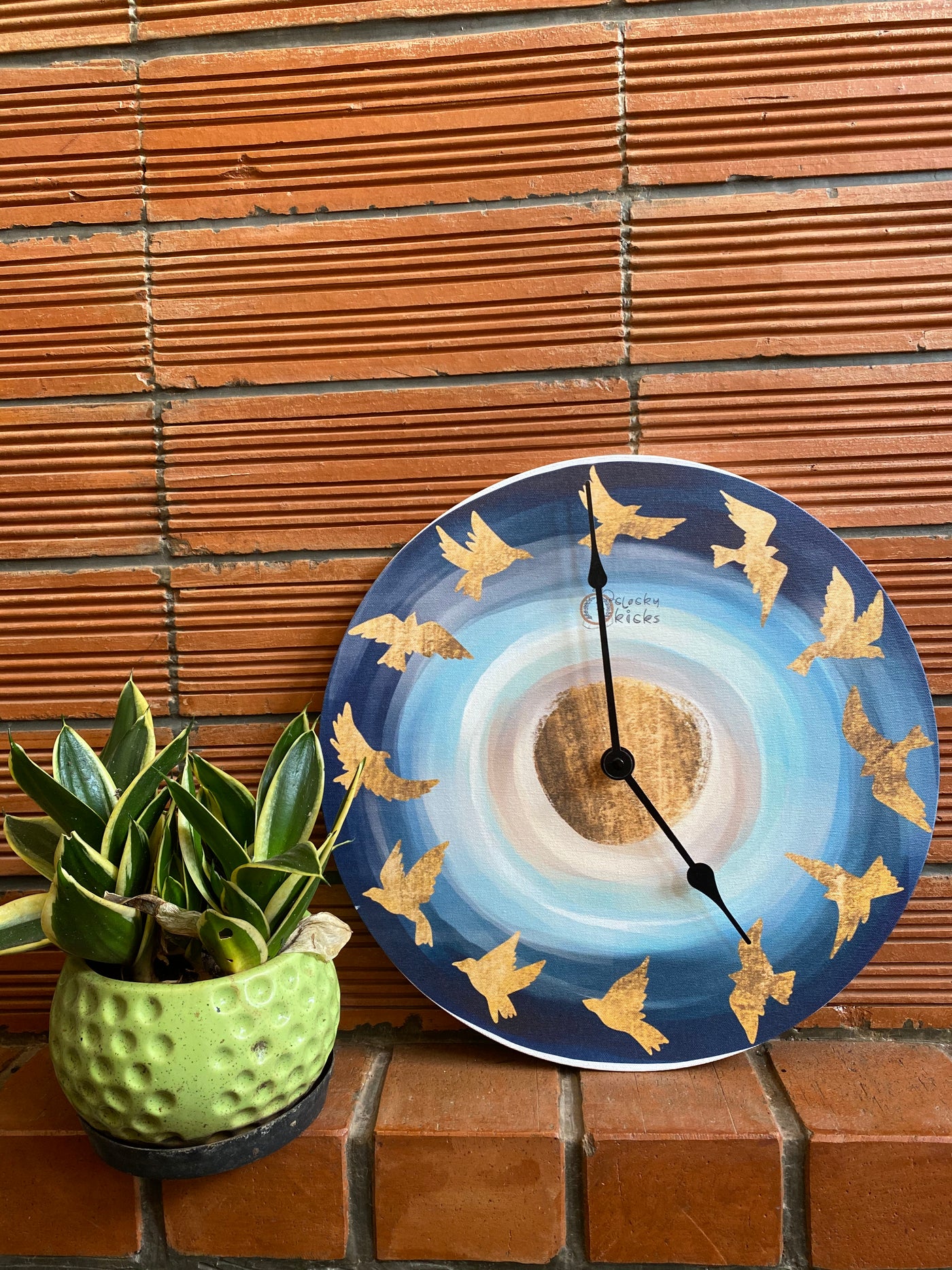 Carefree Clock - Teal