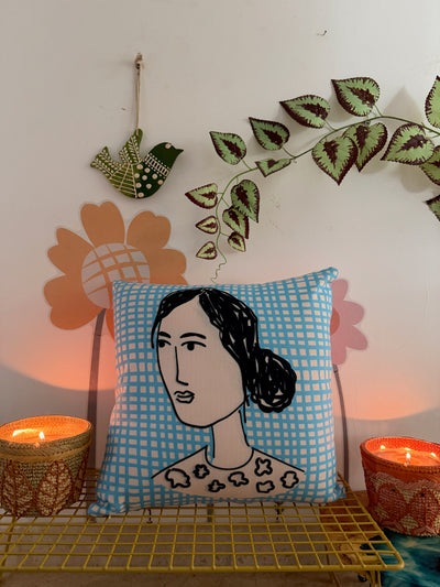 The Thoughtful Gaze Cushion